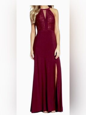 2 piece wedding dress lace Elegant V-Neck Half Sleeves Long Lace Chiffon Wedding Dress main image 0